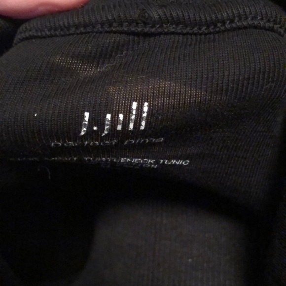 Black Turtleneck Long Sleeve Tunic - Picture 2 of 6